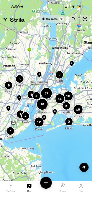 The map